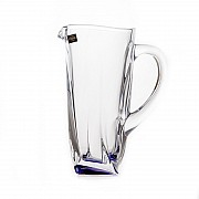 Кувшин 1,1л Синий Quadro Bohemia Crystal