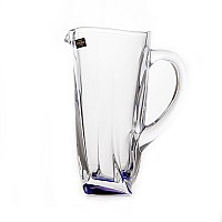 Кувшин 1,1л Синий Quadro Bohemia Crystal