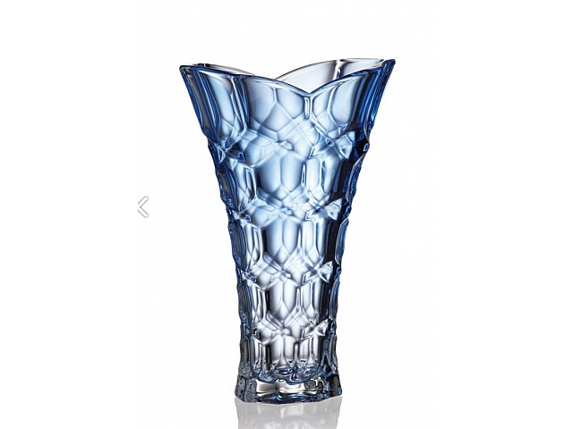 Ваза для цветов 35,5cм Honey синий Bohemia Crystal