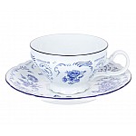 Набор чайных пар Синие розы Bernadotte 205 мл (6 пар)