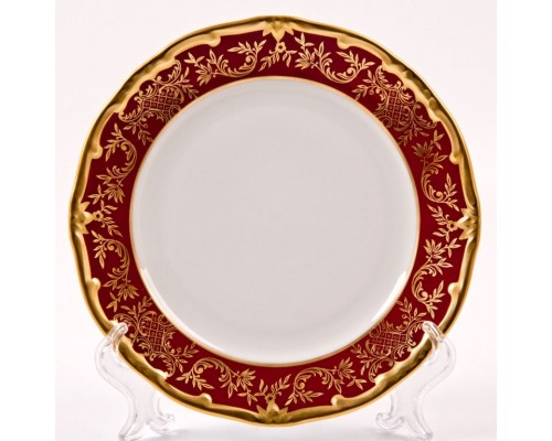 Набор тарелок 19 см Weimar Porzellan Ювел красный