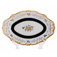 Блюдо овальное 28см Weimar Porzellan Анна Амалия