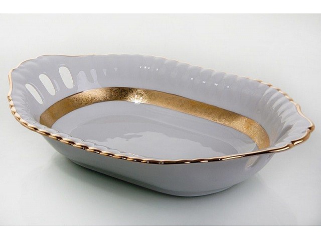 Хлебница Bavaria Лента Рельеф золото