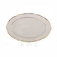 Блюдо овальное 36см Thun Тулип 17500