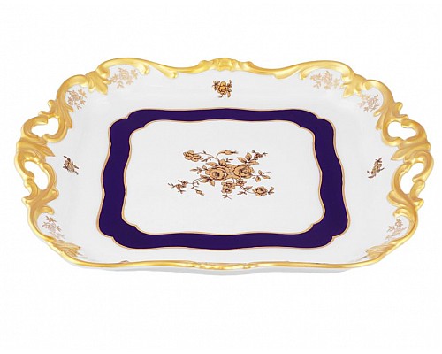 Блюдо квадратное 30см Weimar Porzellan Анна Амалия