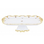 Рулетница 45см на ножке Weimar Porzellan Роза золотая