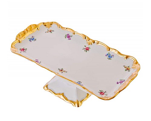 Рулетница на ножке Мейсенский цветок Weimar Porzellan 26 см