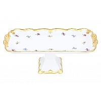 Рулетница на ножке Мейсенский цветок Weimar Porzellan 36 см