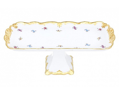 Рулетница на ножке Мейсенский цветок Weimar Porzellan 36 см