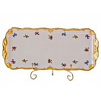 Рулетница 26см Weimar Porzellan Мейсенский цветок