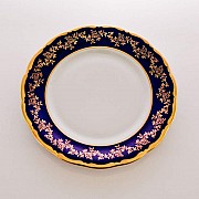 Набор тарелок Борокко кобальт 202 17 см 6 штук