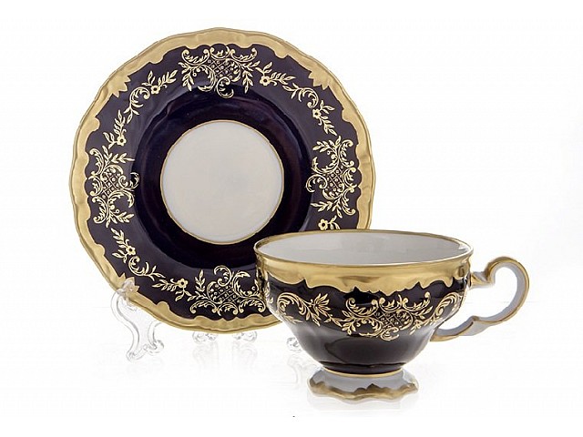 Набор чайный Ювел синий 801 Weimar Porzellan на 6 персон