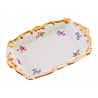 Масленка 18см Weimar Porzellan Мейсенский цветок