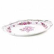 Блюдо овальное 24см Weimar Porzellan Роза