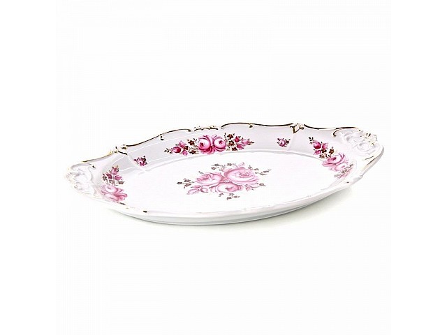 Блюдо овальное 24см Weimar Porzellan Роза