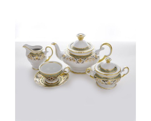 Сервиз чайный "Ангелика 814" Starorolsky Porzellan MZ на 6 персон 15 предметов