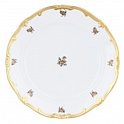 Набор тарелок Роза золотая Weimar Porzellan 26 см 6 штук