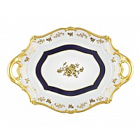 Блюдо овальное 37см Weimar Porzellan Анна Амалия