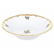 Набор салатников Роза золотая Weimar Porzellan 16 см 3 штуки