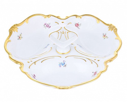 Менажница Мейсенский цветок Weimar Porzellan 25 см