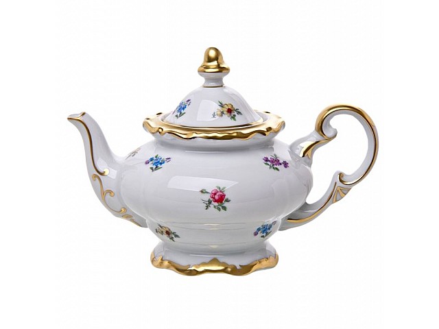 Чайник заварочный Мейсенский цветок Weimar Porzellan 0,6 л