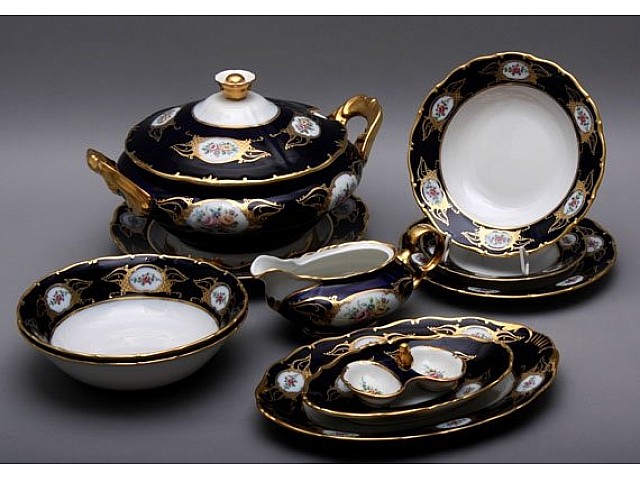 Сервиз столовый Кобальт АГ 855 MZ на 6 персон