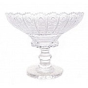 Конфетница 20 см на ножке Glasspo хрусталь 60556