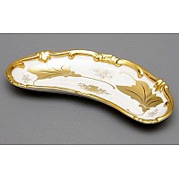 Лимонница Кленовый лист белый Weimar Porzellan 19 см