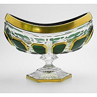 Ладья 21 см Арнштадт зеленый Антик