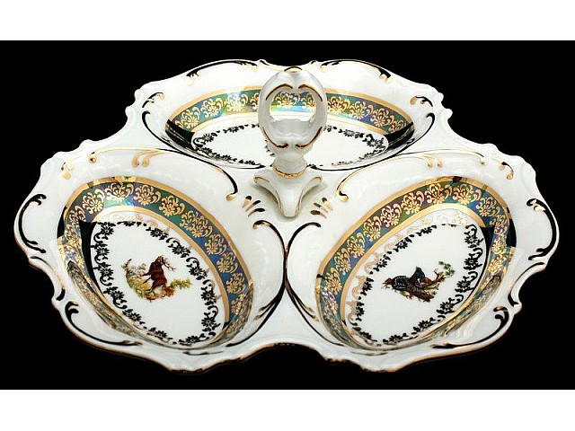 Менажница Bavaria Охота зеленая 21см