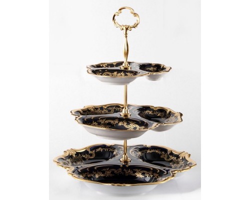 Горка-менажница Weimar Porzellan Weimar Porzellan Ювел синий