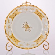 Набор тарелок Кленовый лист белый Weimar Porzellan 15 см 6 штук