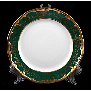 Набор тарелок 17 см Weimar Porzellan Ювел зеленый 876/3