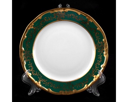 Набор тарелок 17 см Weimar Porzellan Ювел зеленый 876/3