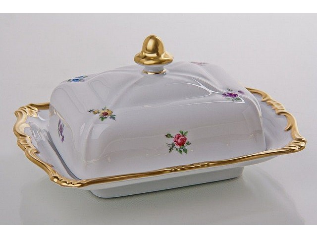 Масленка Мейсенский цветок Weimar Porzellan 250 г