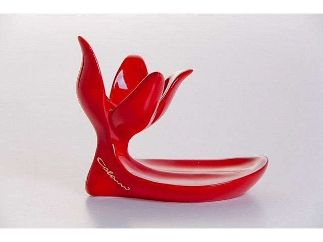 Подставка для яйца 9см Weimar Porzellan Колани красный