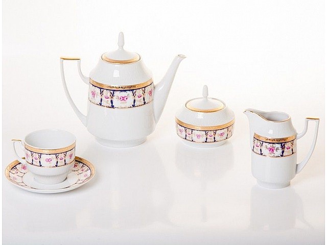 Сервиз чайный Мария Луиза 9100101 Thun на 6 персон 15 предметов