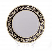 Набор тарелок Bavaria Александрия Блэк/золото 21 см 6 штук