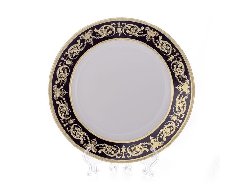 Набор тарелок Bavaria Александрия Блэк/золото 21 см 6 штук