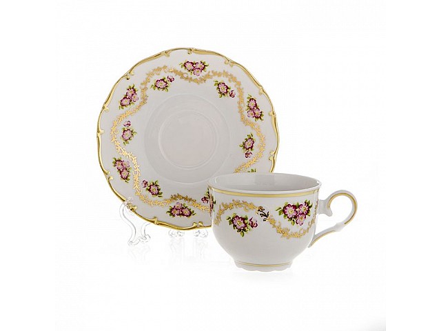 Набор для чая на 6 персон 12 предметов 155мл MZ "Офелия 859"