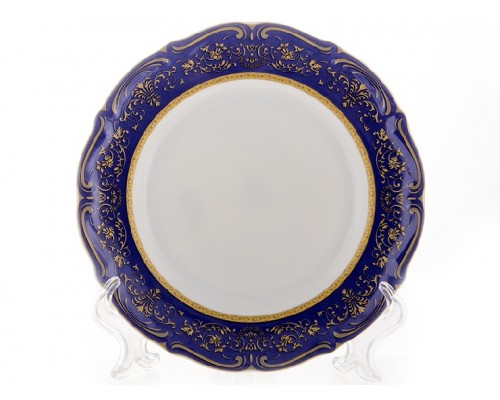 Набор тарелок Bavaria Мария Тереза-Элеганз Синяя 19 см 6 штук
