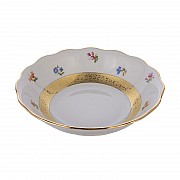 Салатник 16 см Золотая лента и цветы Epiag Аляска 3052