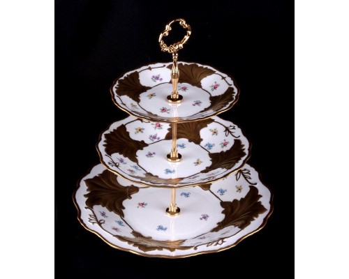 Горка тройная Weimar Porzellan Ютта 19х25х31см Weimar Porzellan Мейсенский цветок