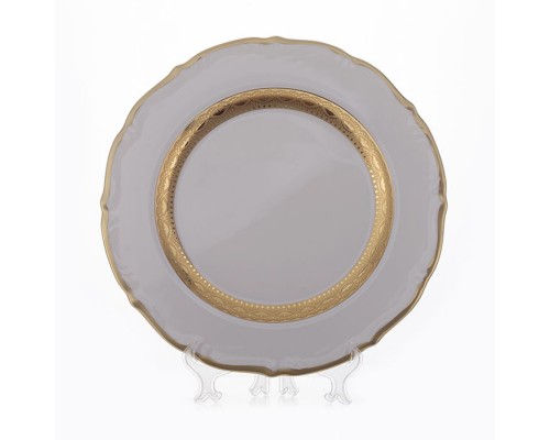 Набор тарелок Bavaria Лента золотая матовая-1 19 см 6 штук