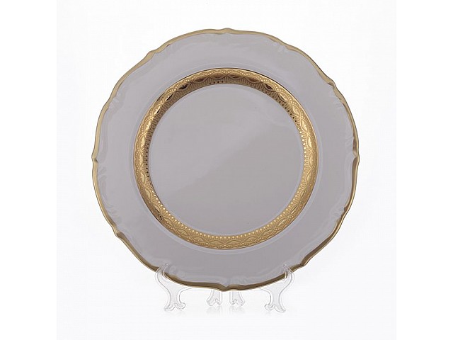 Набор тарелок Bavaria Лента золотая матовая-1 19 см 6 штук