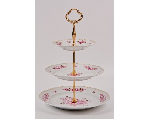 Горка тройная Weimar Porzellan Роза