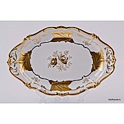 Блюдо овальное 32см Weimar Porzellan Кленовый лист