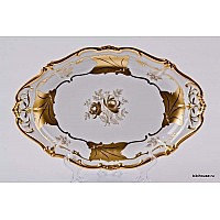 Блюдо овальное 32см Weimar Porzellan Кленовый лист