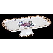 Рулетница на ножке Мейсенский букет Weimar Porzellan 45 см