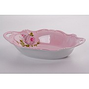 Хлебница 31см Weimar Porzellan Алвин розовый